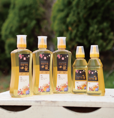 청우양봉원이 생산·판매하고 있는 꿀 제품 