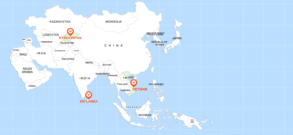Major International Events Venue Map