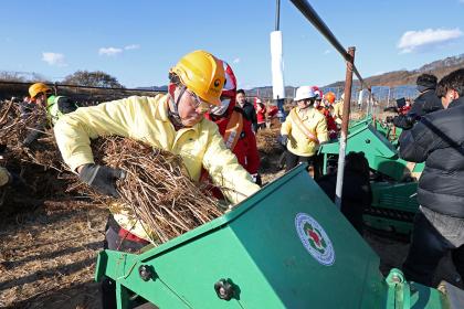 영농부산물 파쇄현장 점검