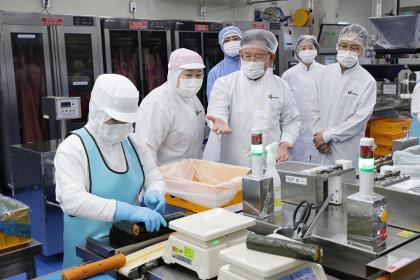 지역 농산물 기반 농식품 가공·수출 현장 방문