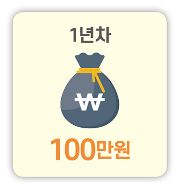 1년차 100만원